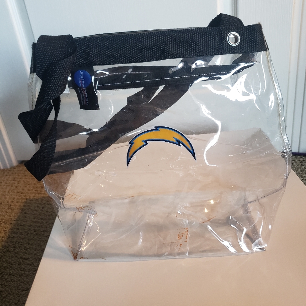 Clear Chargers tote bag